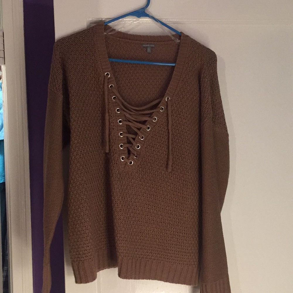 Tan sweater